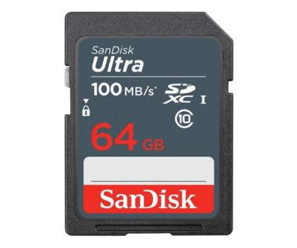 Nośnik pamięci SANDISK SDXC 64GB 100MB/s SDSDUNR-064G-GN3IN